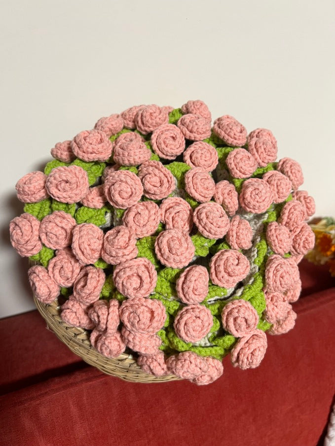 Bouquet Blanket-Rose Crochet Pattern