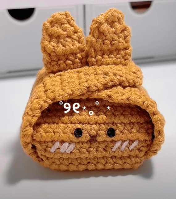 Fluffy Bunny Case Crochet Pattern