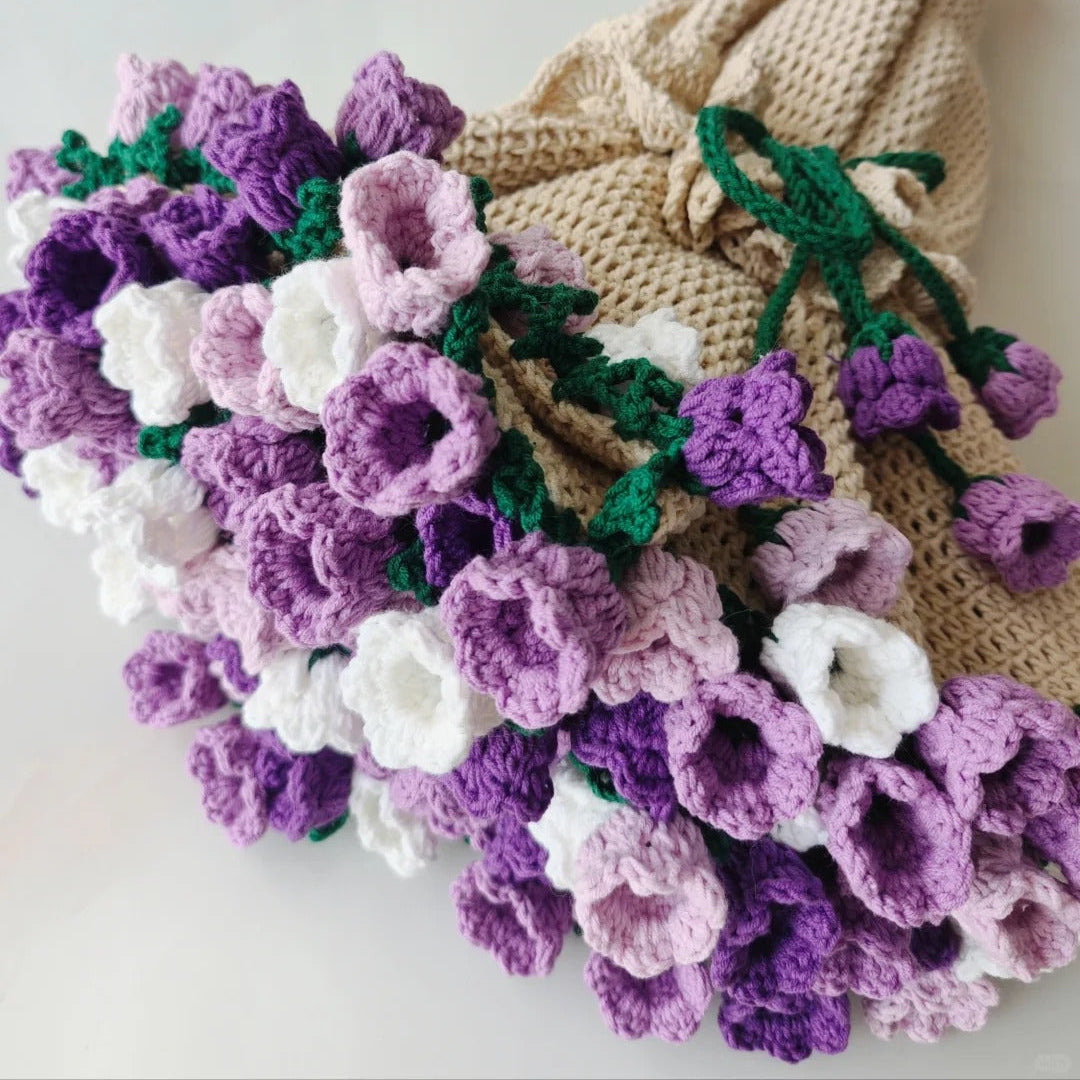 Bouquet Blanket-Lily of the Valley Crochet Pattern