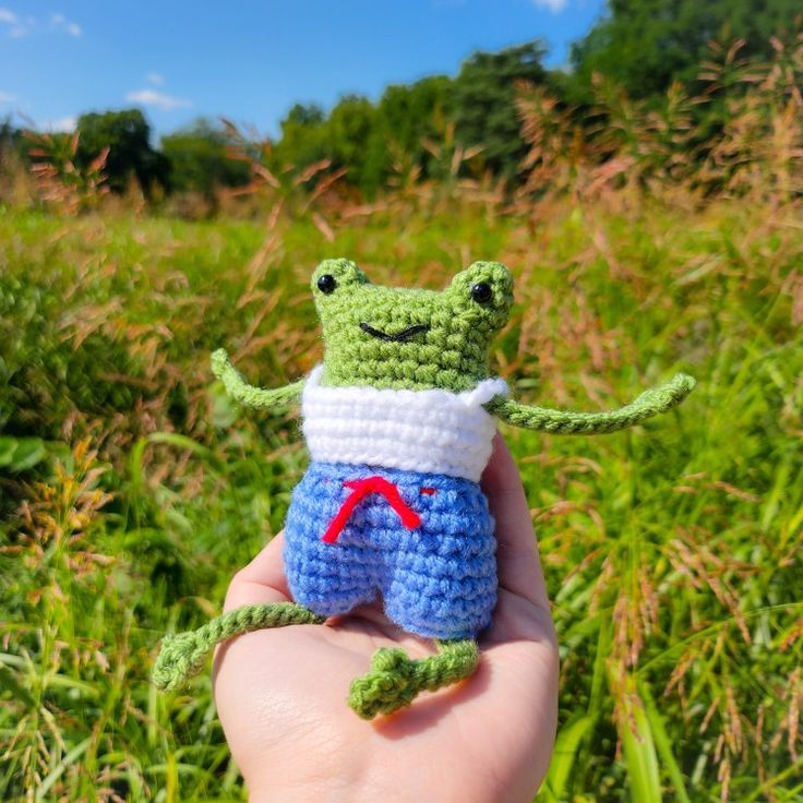 Leggy Frog Crochet Pattern