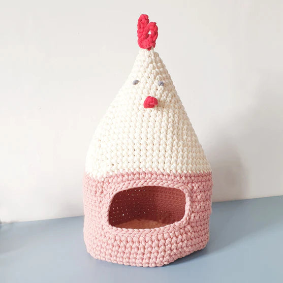 Chicken Cuddle Cave Crochet Pattern