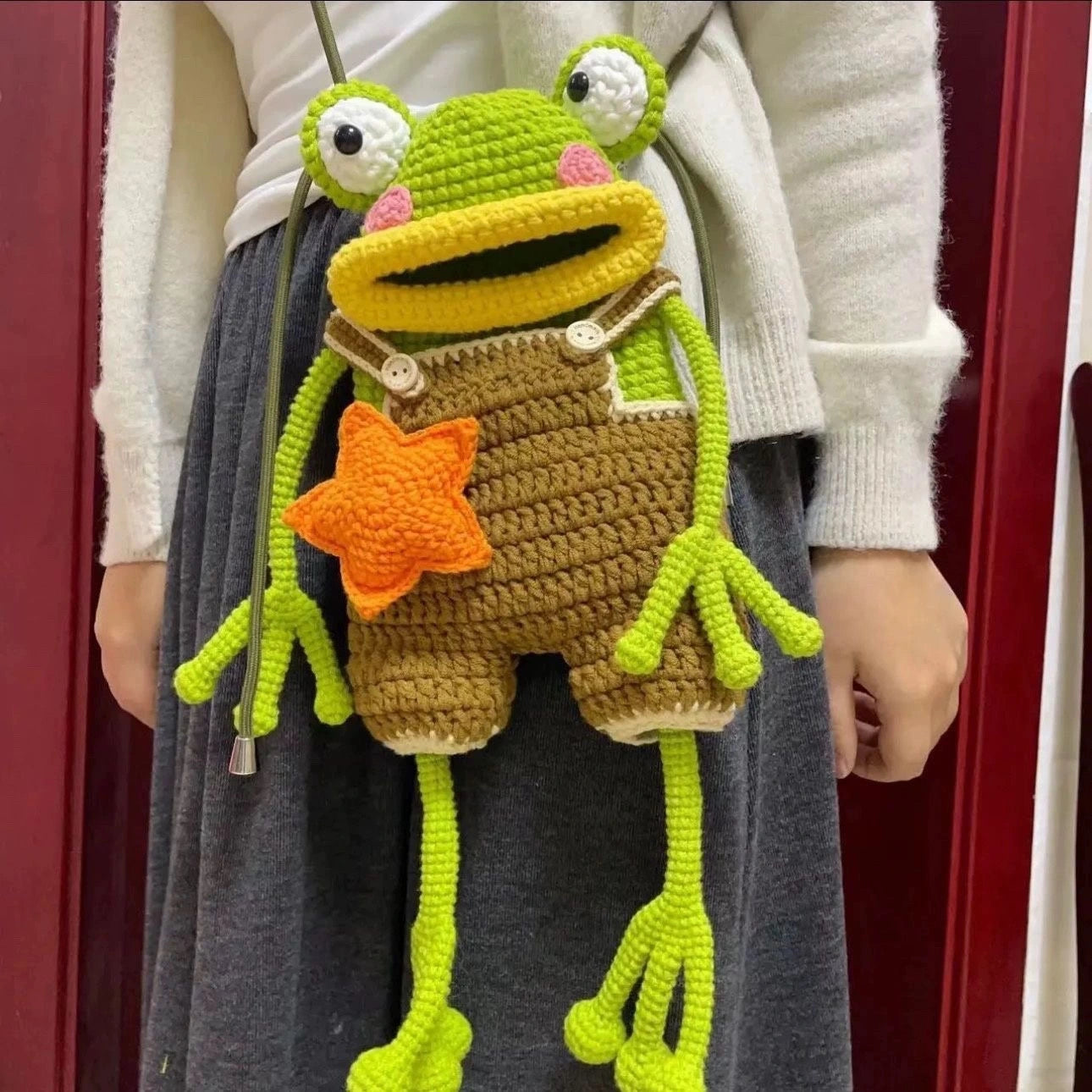 Frog Sling Bag Crochet Pattern