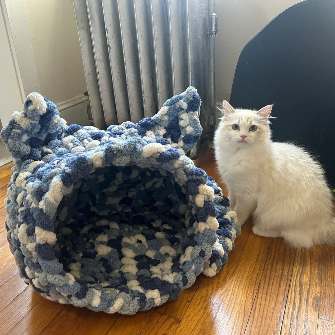 Handmade Cat Bed Crochet Pattern