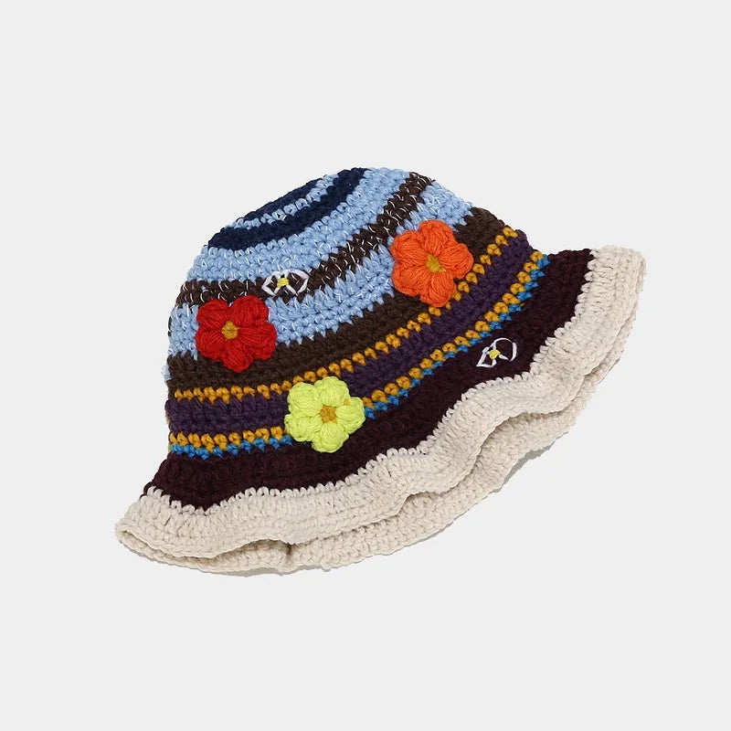 flower crochet bucket hat summer