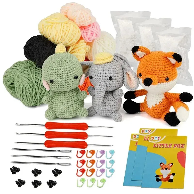 Cotton Yarn DIY Knitting Kit