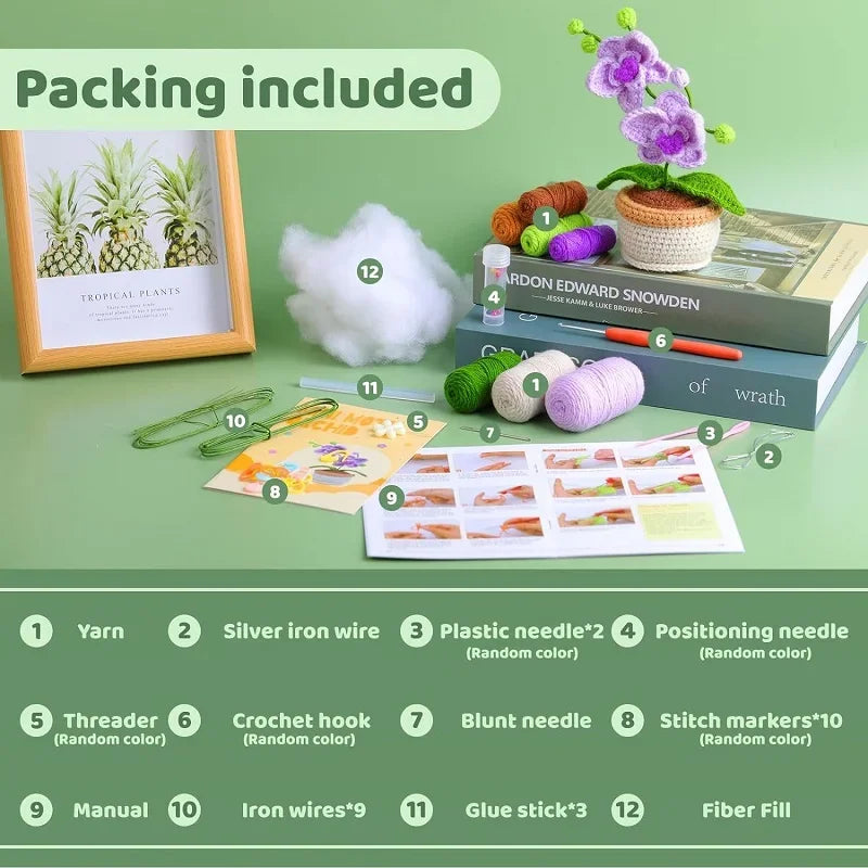 Cotton Yarn DIY Knitting Kit