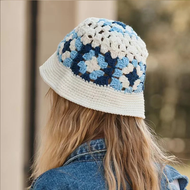 flower crochet bucket hat summer