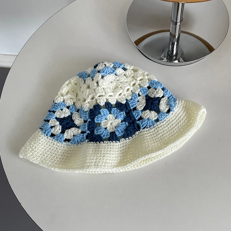 flower crochet bucket hat summer