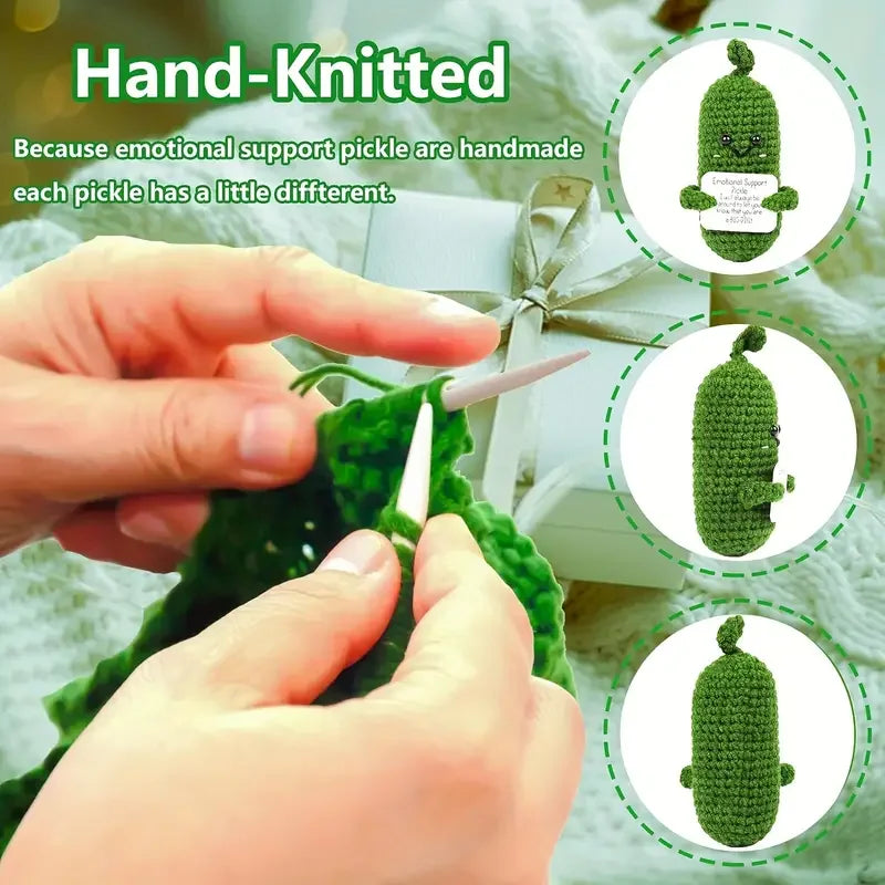 Handmade Plush Toy Pickle Decor