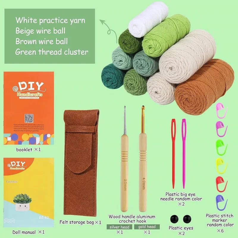 Cotton Yarn DIY Knitting Kit