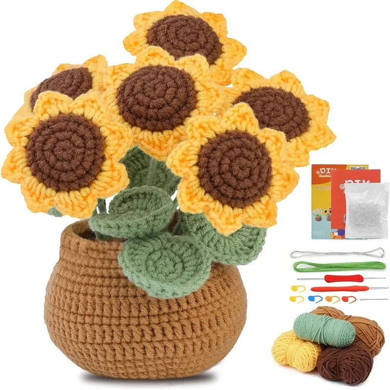 Cotton Yarn DIY Knitting Kit