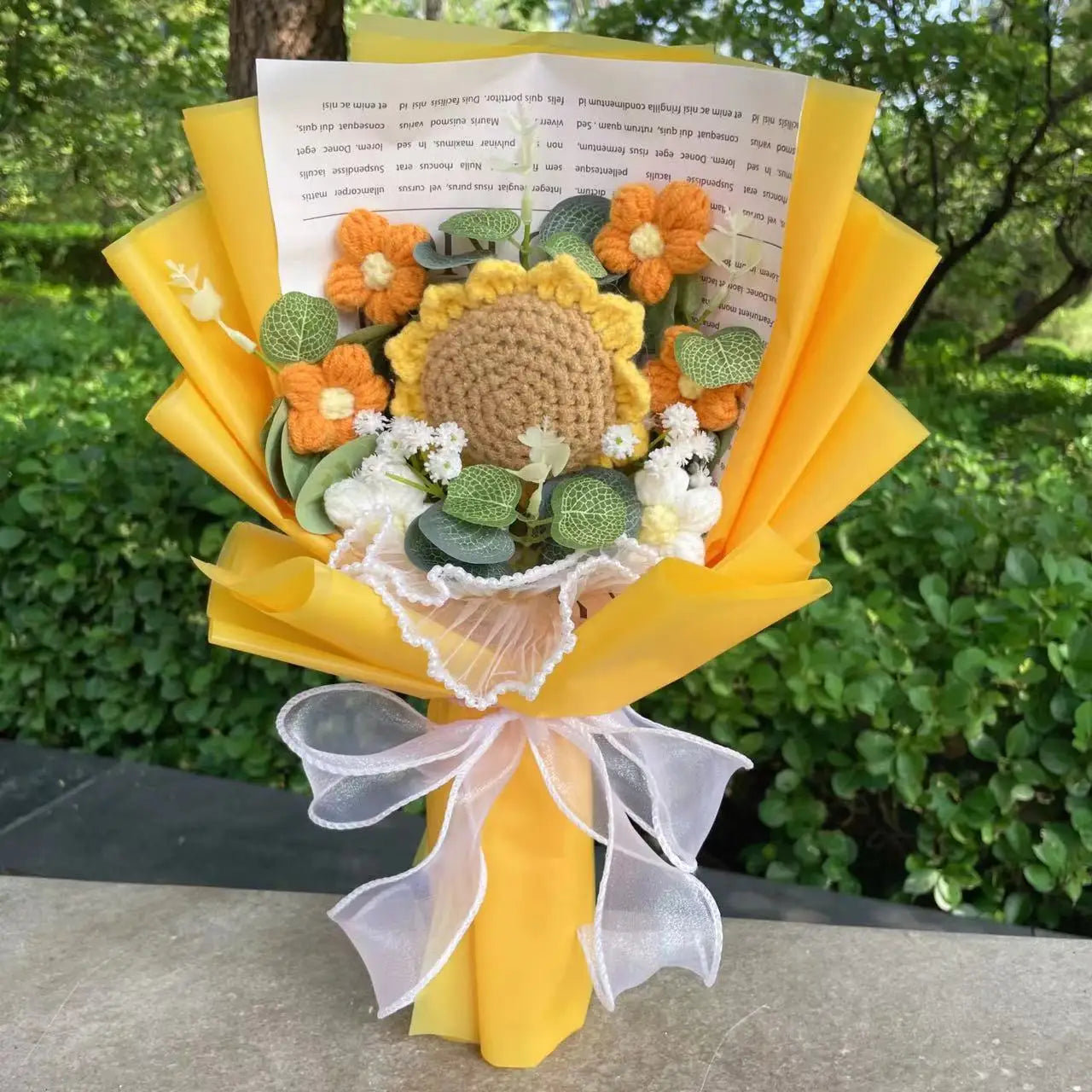 Sunflower Crochet Gift for Women