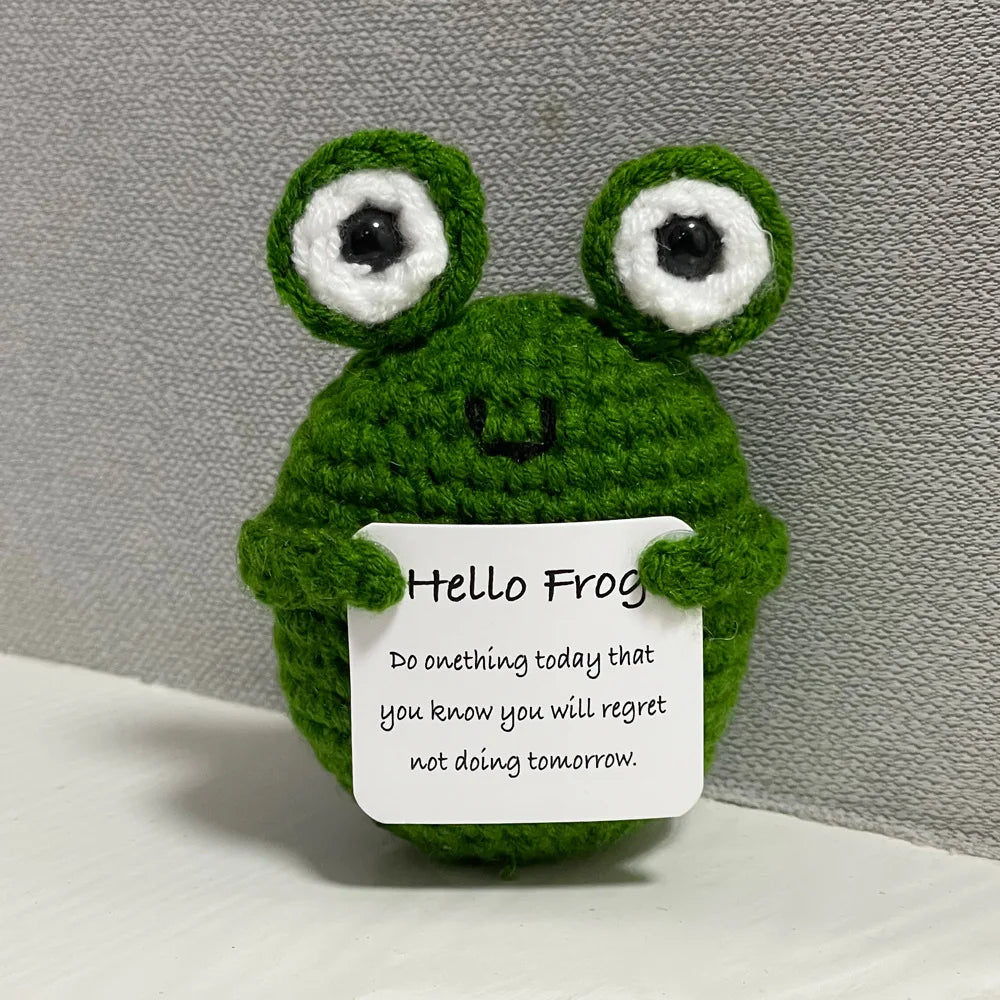 Knitted Turtle Plush Positive Toy