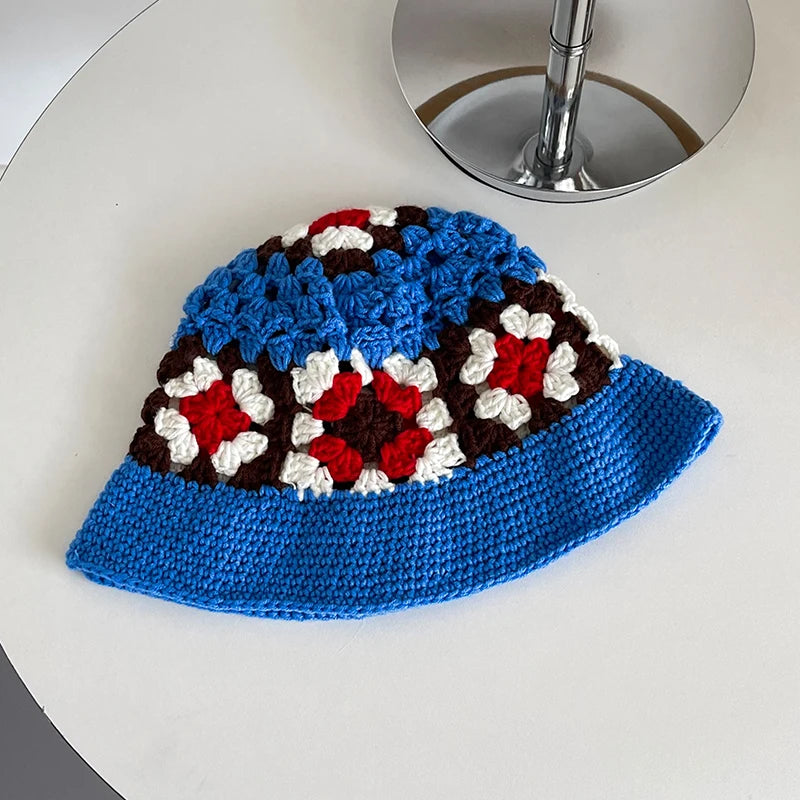 flower crochet bucket hat summer