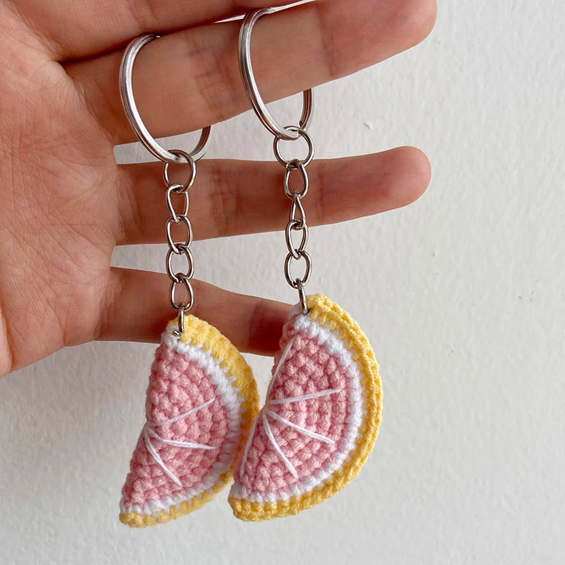 Fruit Pendant Keychain Handmade Gift