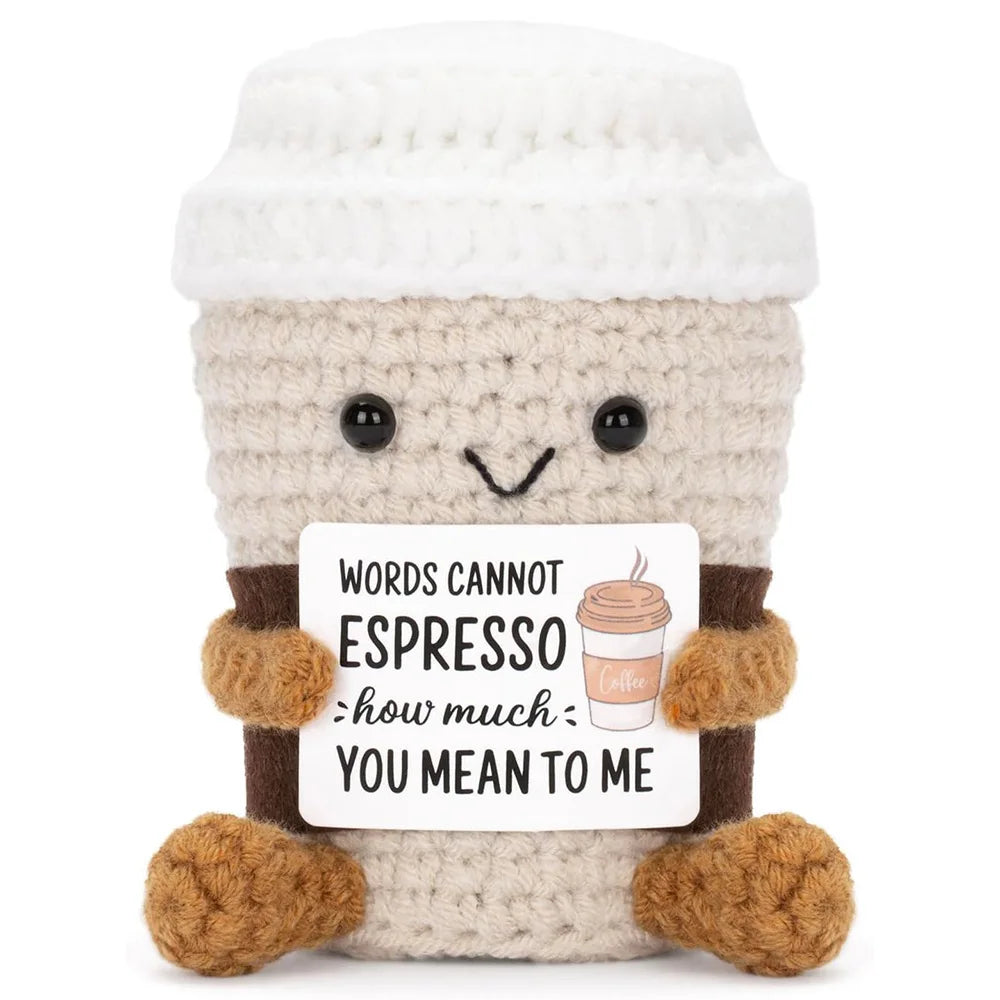 Crochet Coffee Doll Handmade Gift