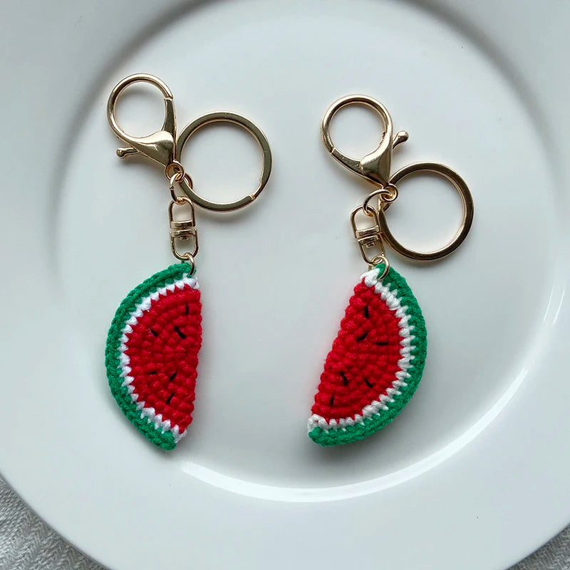 Fruit Pendant Keychain Handmade Gift
