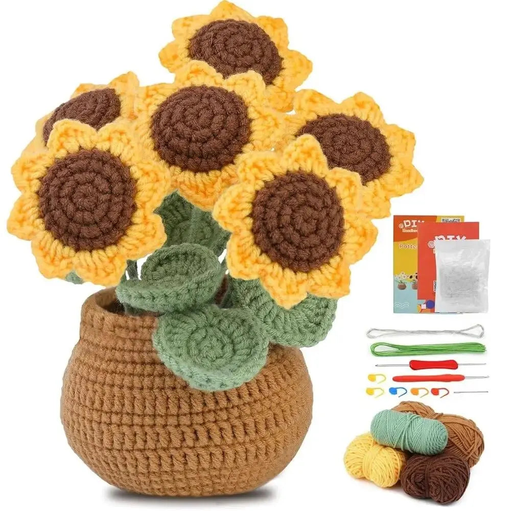 Cotton Yarn DIY Knitting Kit
