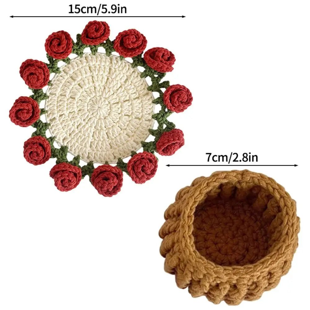 Crochet Sunflower Blanket Handmade