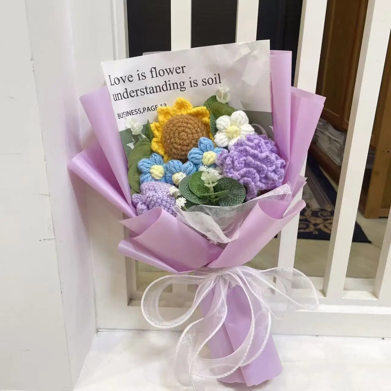 Sunflower Crochet Gift for Women