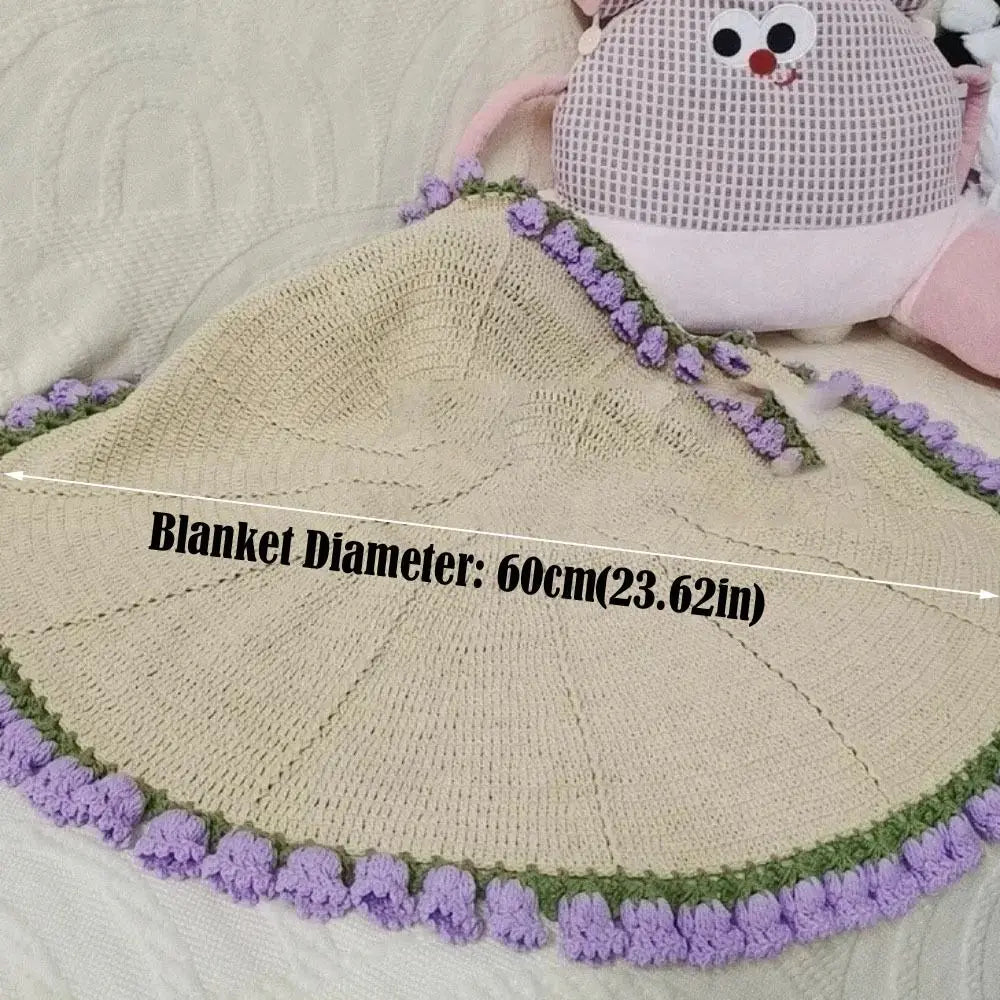 Crochet Sunflower Blanket Handmade