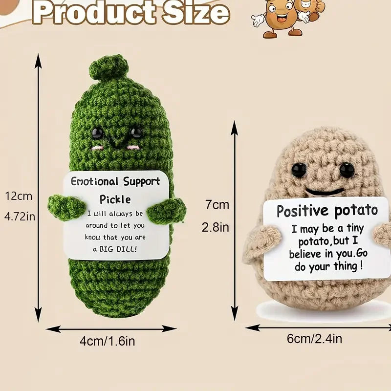 Handmade Plush Toy Pickle Decor