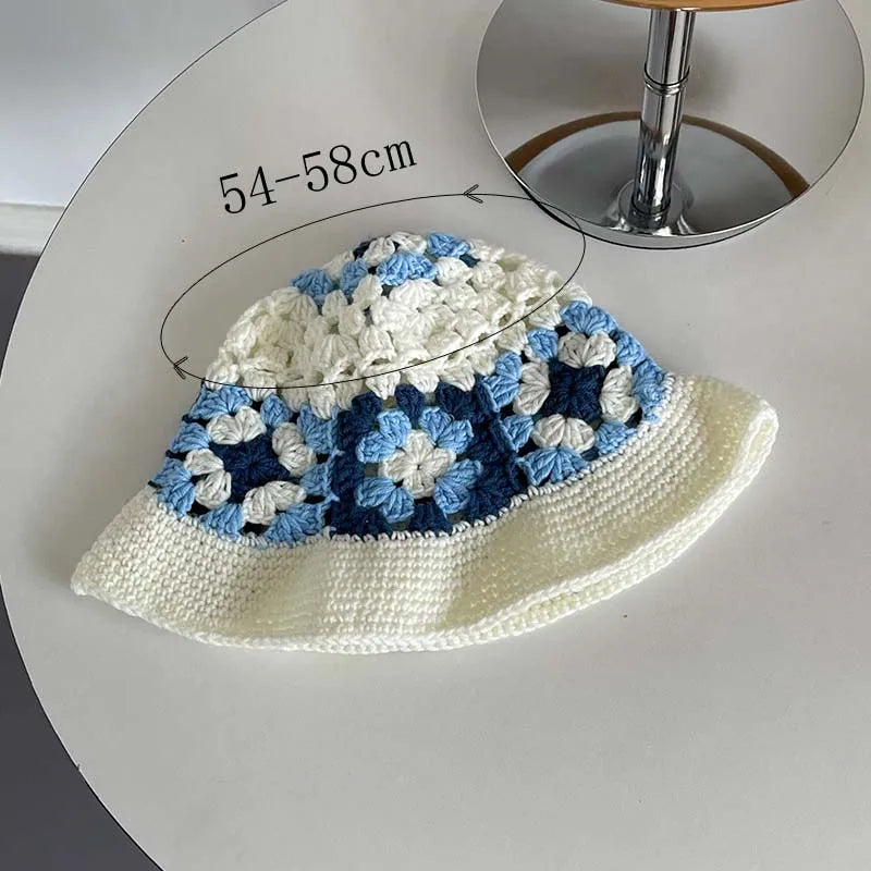 flower crochet bucket hat summer