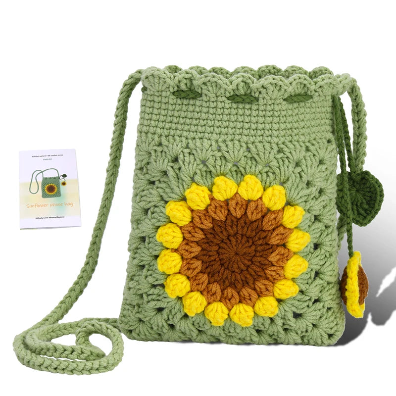 crochet kit with hook and yarn
