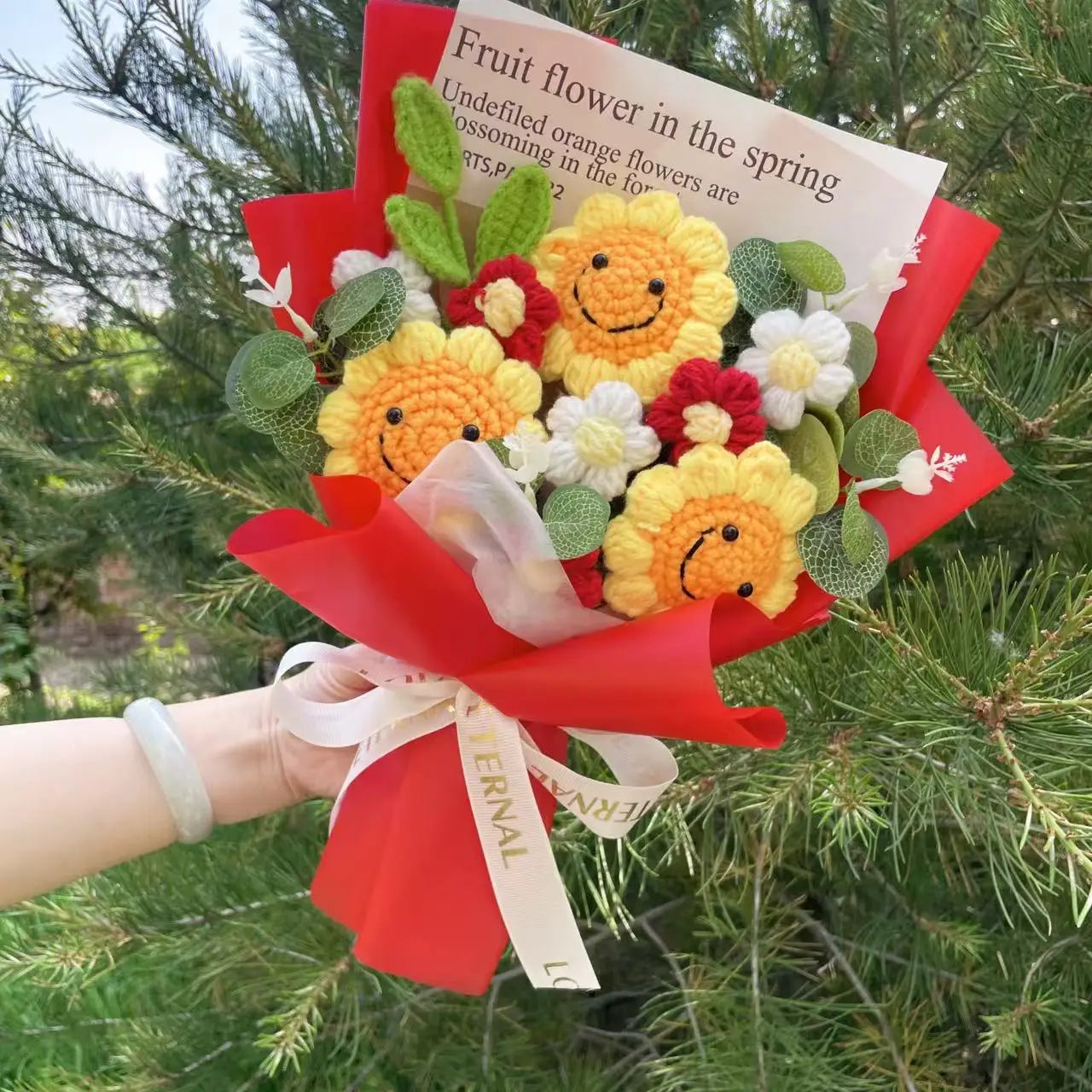 Sunflower Crochet Gift for Women