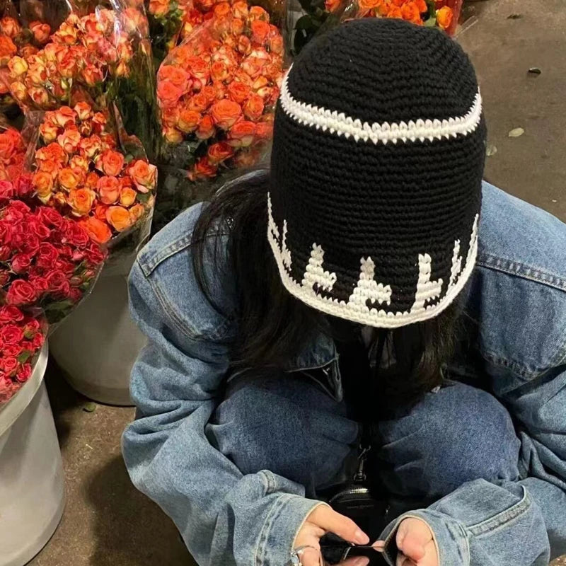 flower crochet bucket hat summer