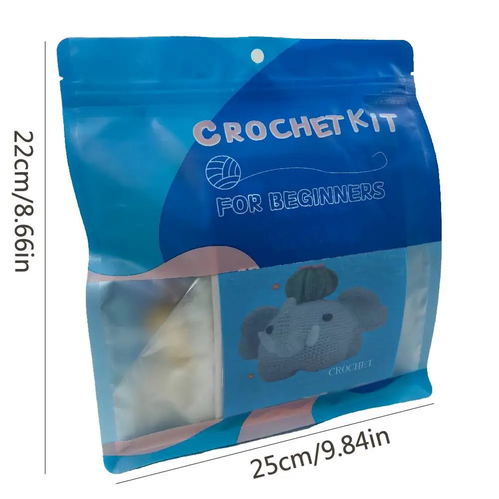 elephant crochet kit for beginners