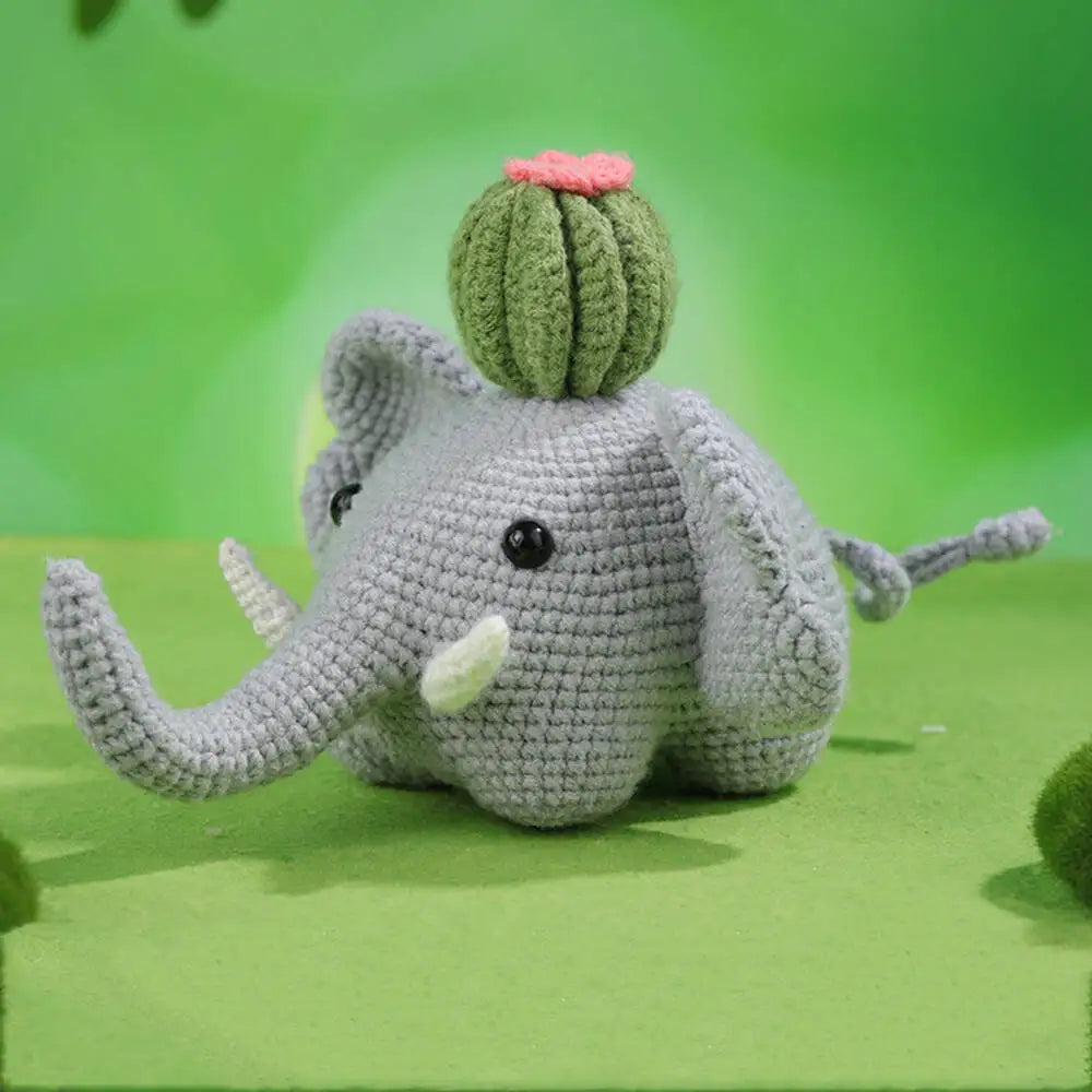 elephant crochet kit for beginners