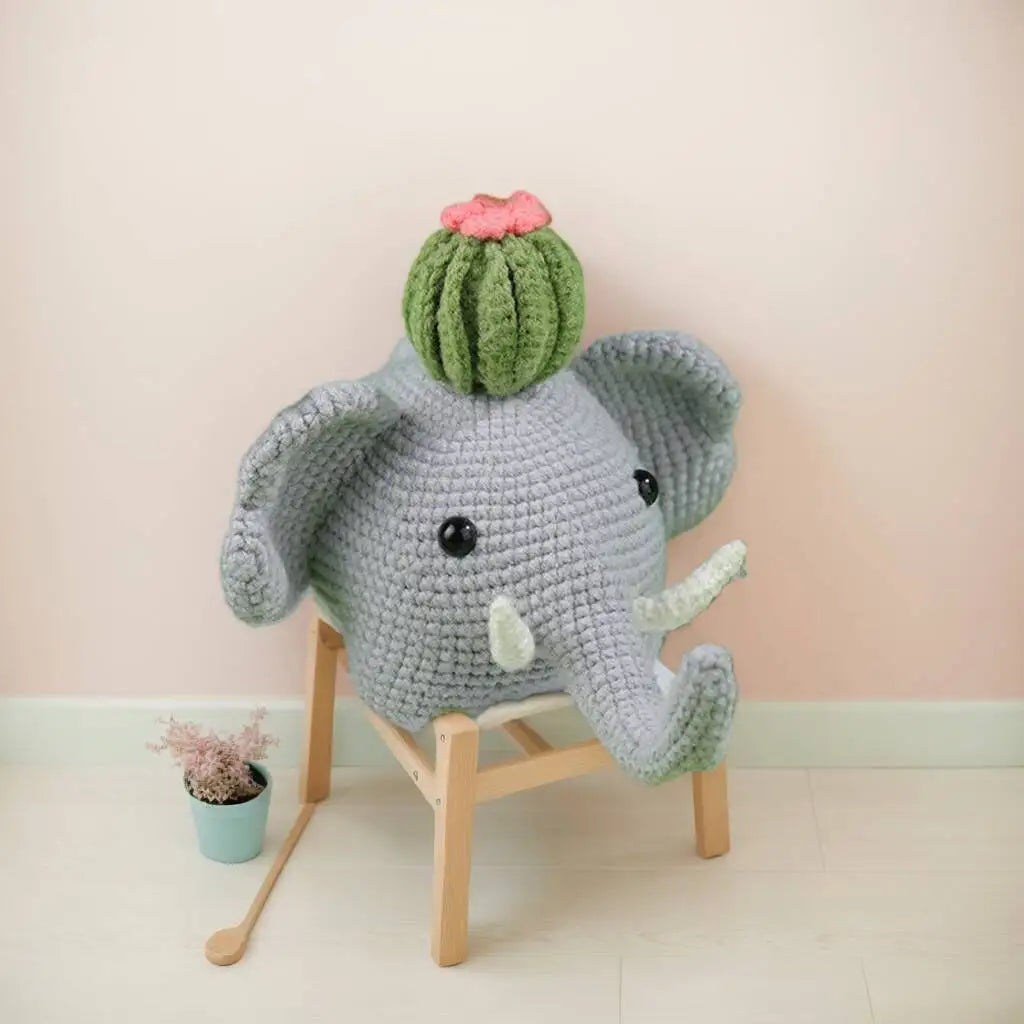 elephant crochet kit for beginners