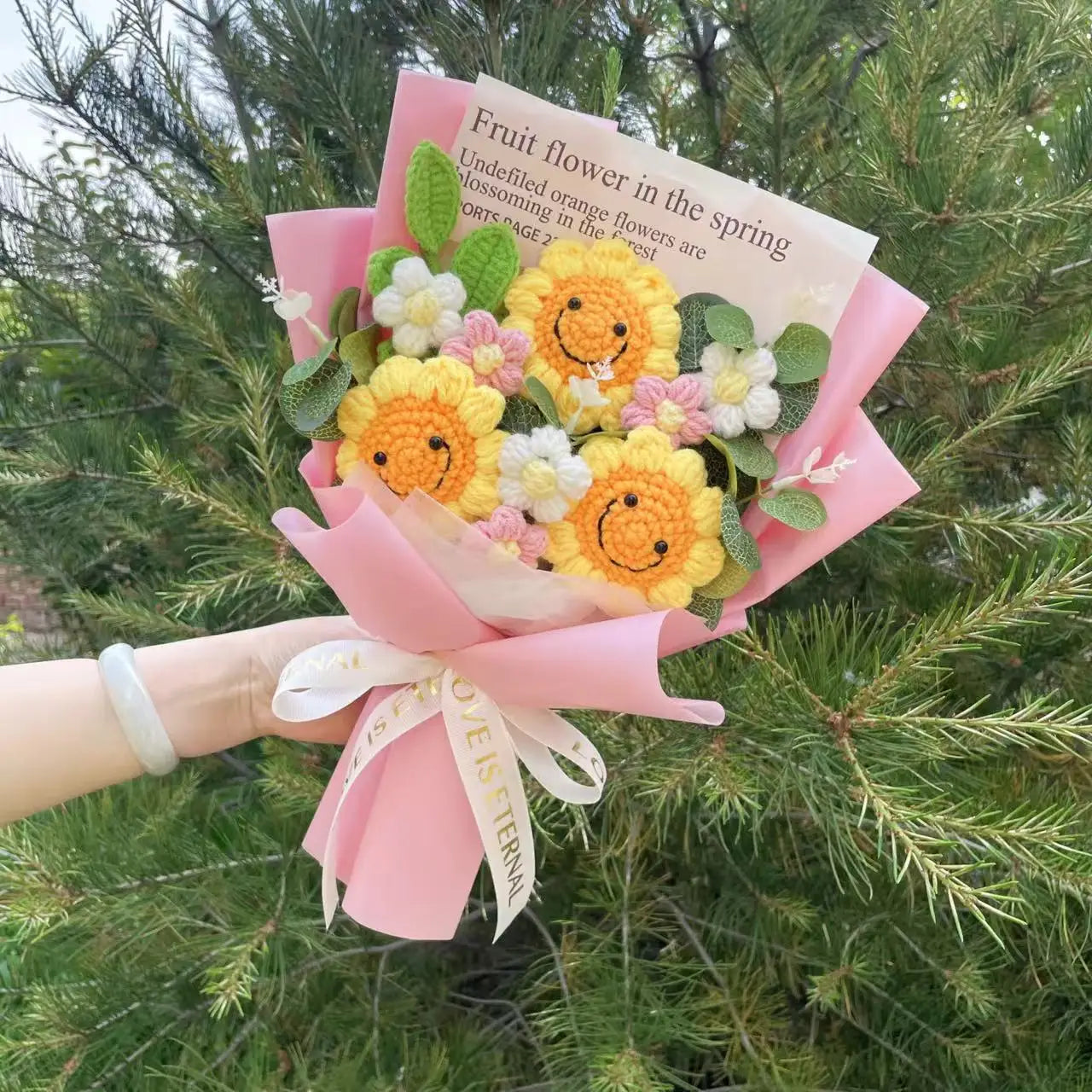 Sunflower Crochet Gift for Women