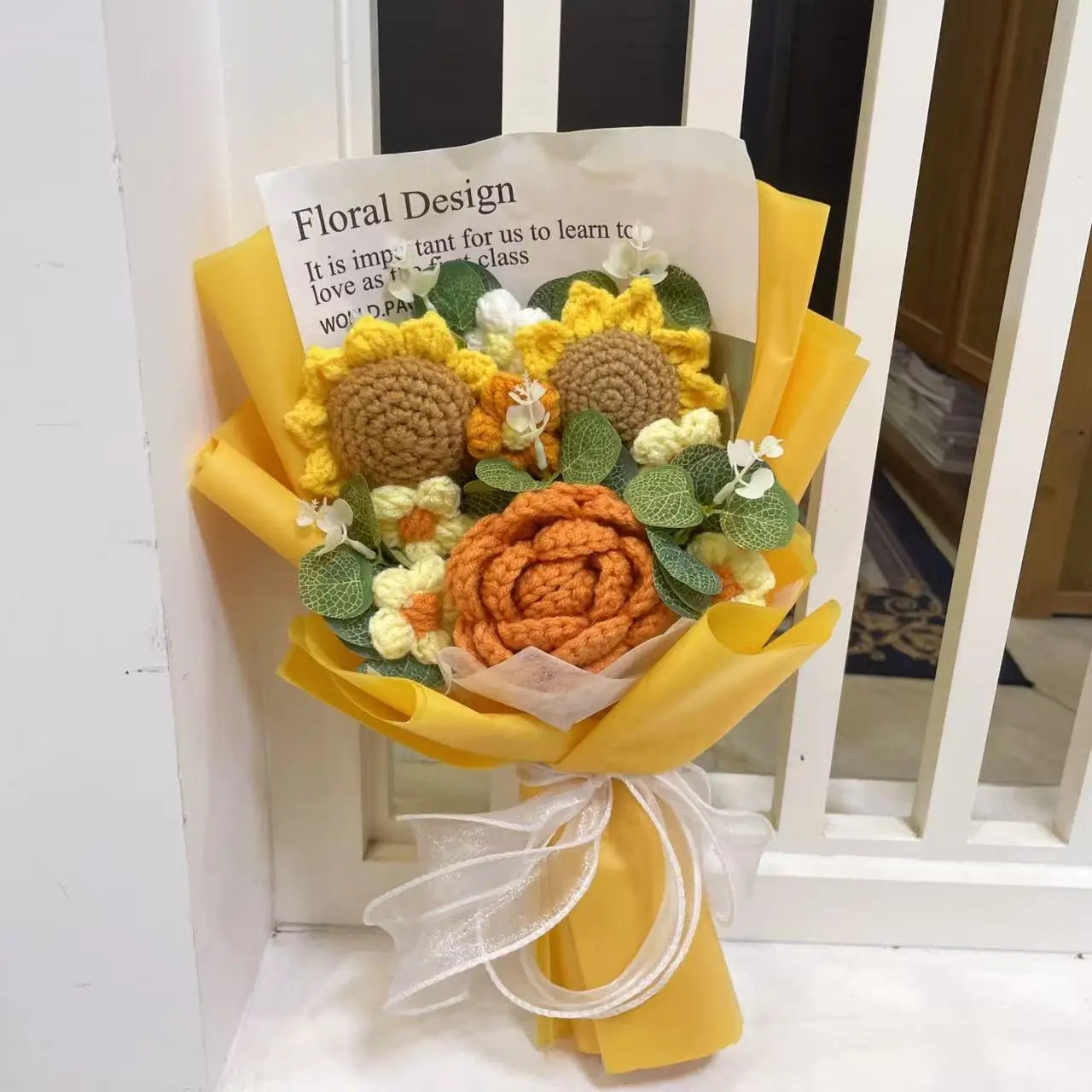 Sunflower Crochet Gift for Women