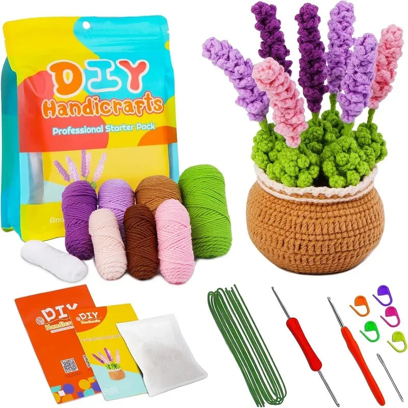 Cotton Yarn DIY Knitting Kit
