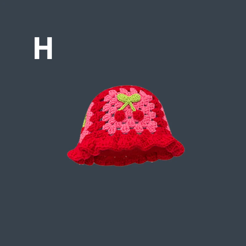 flower crochet bucket hat summer