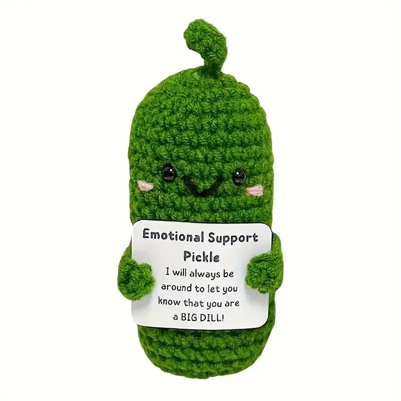 Handmade Plush Toy Pickle Decor