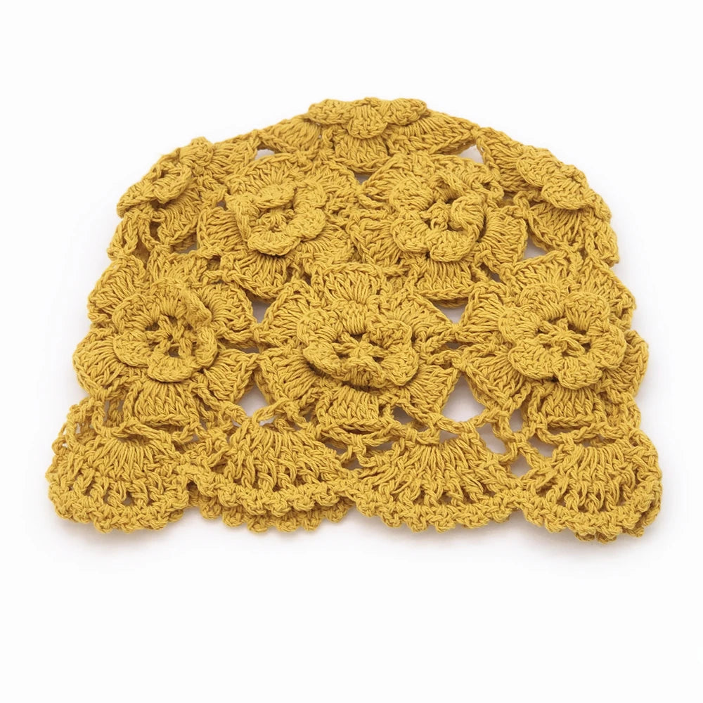 summer thread knitting hat breathable