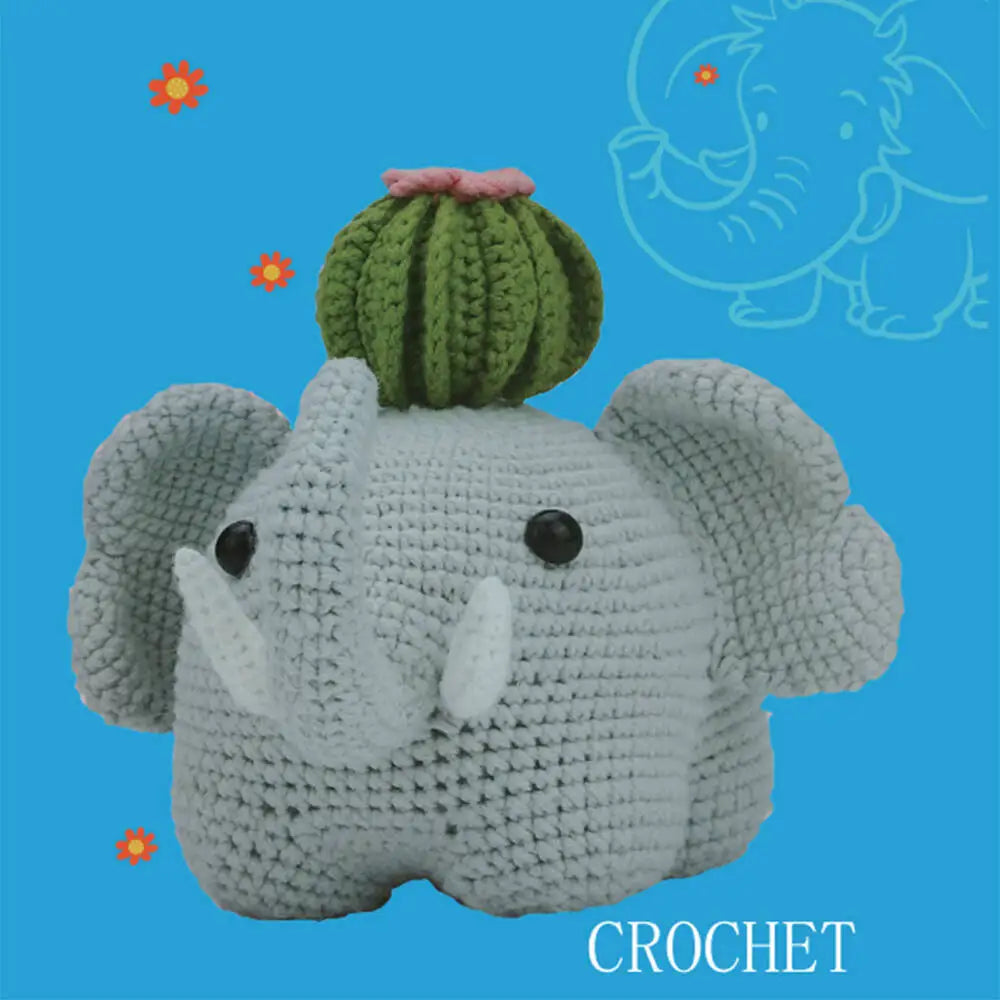 elephant crochet kit for beginners