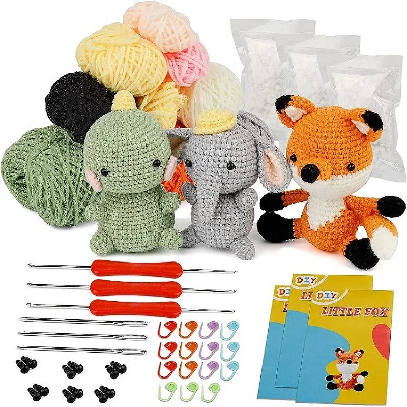 Cotton Yarn DIY Knitting Kit