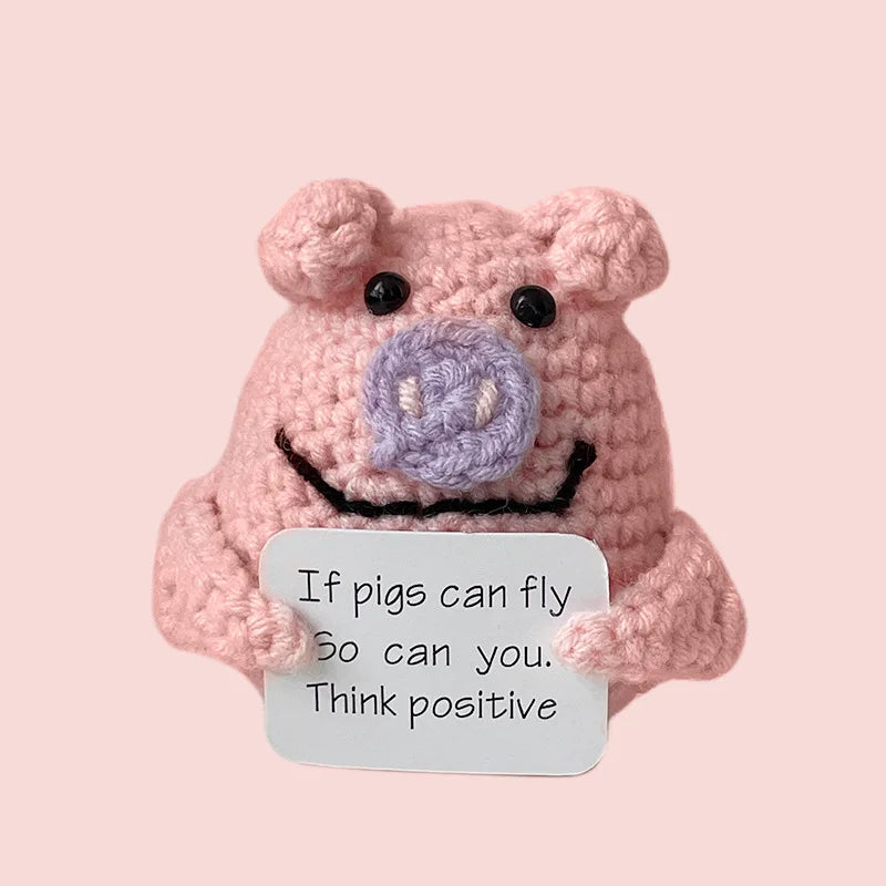 Knitted Turtle Plush Positive Toy
