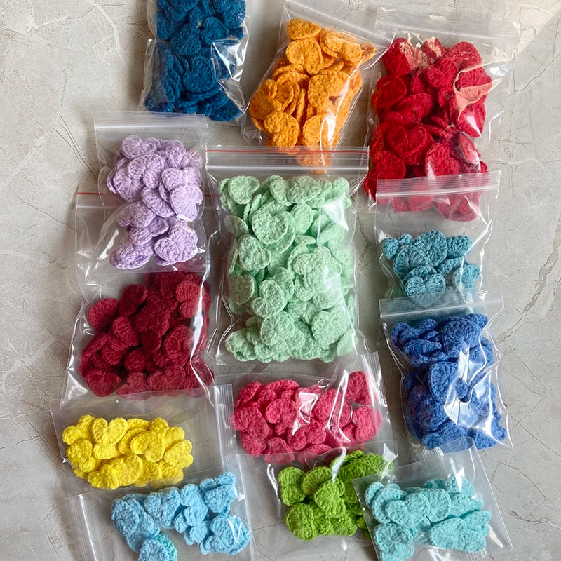 heart crochet threads cotton kit