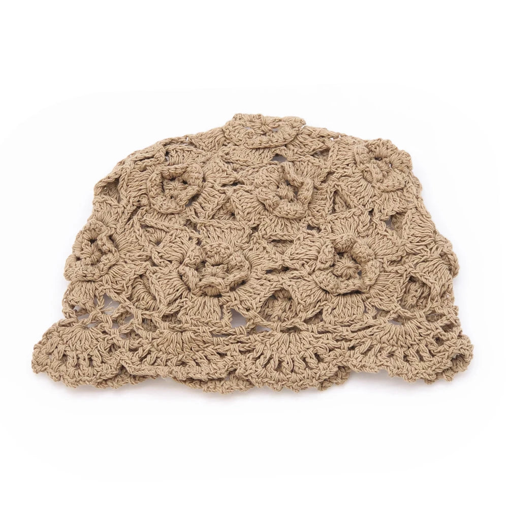 summer thread knitting hat breathable
