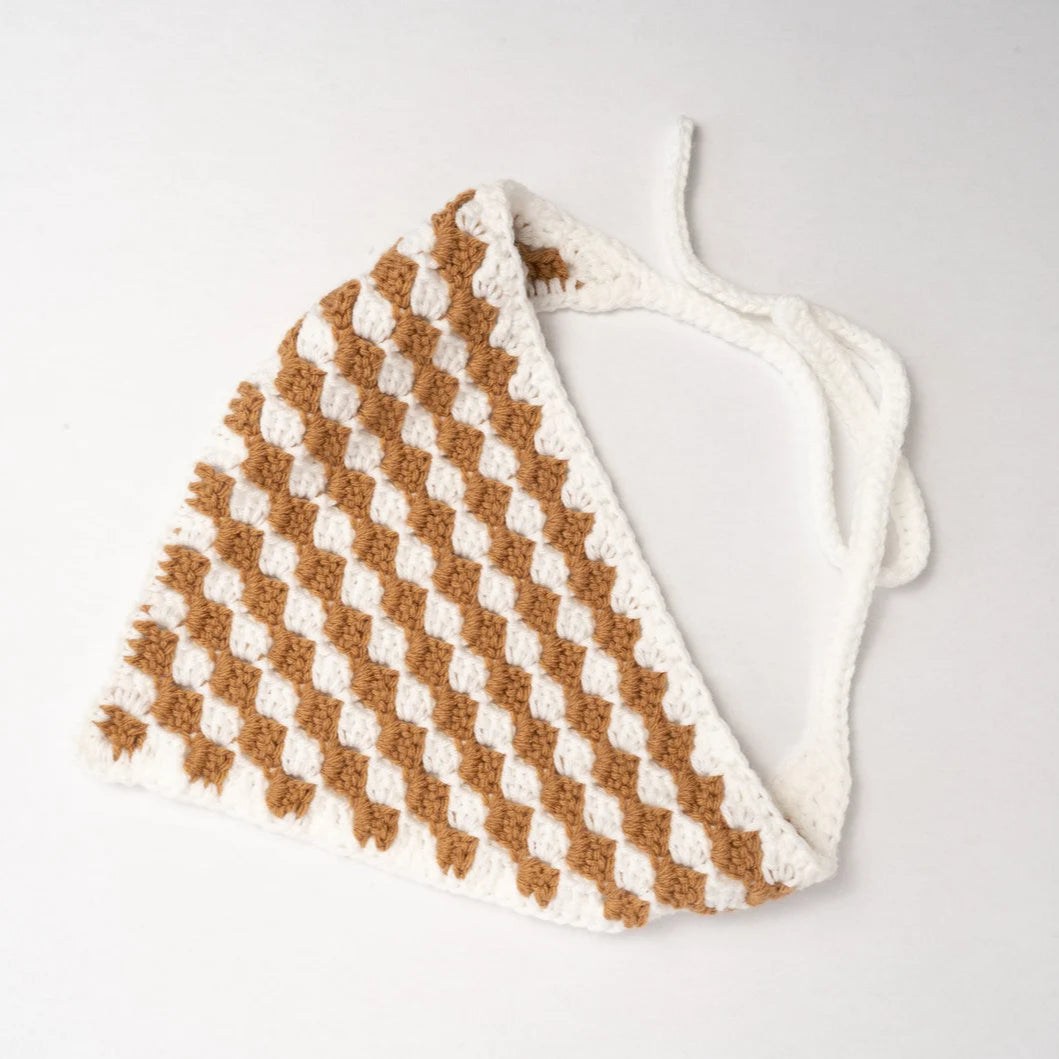 Checkered Charm Bandana Crochet Pattern