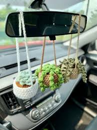 3 in 1 Car Hanging Plant Crochet Pattern
