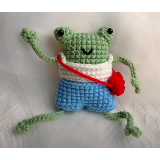 Leggy Frog Crochet Pattern
