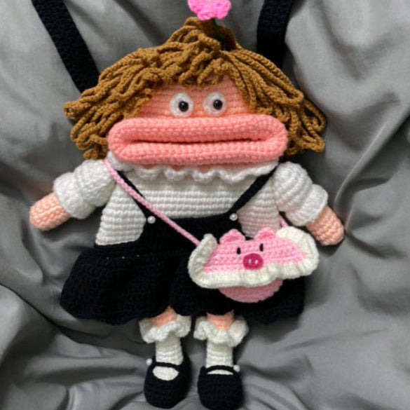 Big Mouth Girl Tote Crochet Pattern