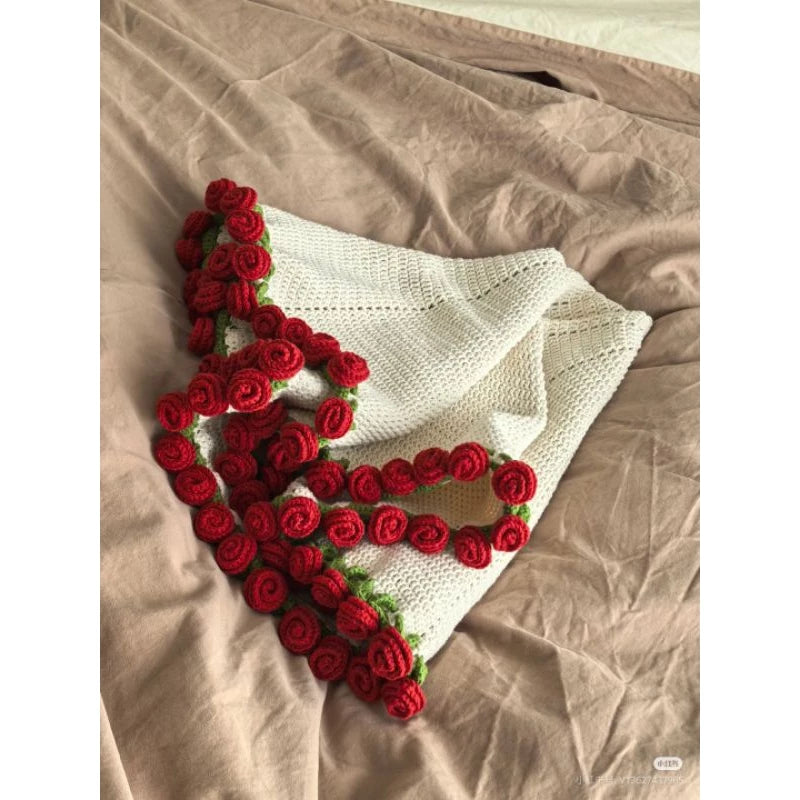 Bouquet Blanket-Rose Crochet Pattern