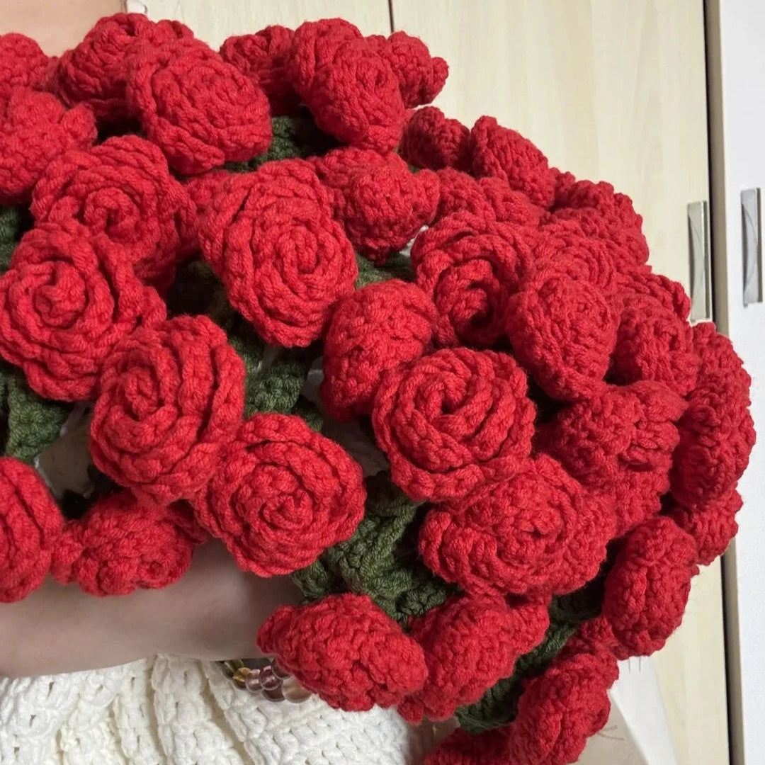 Bouquet Blanket-Rose Crochet Pattern